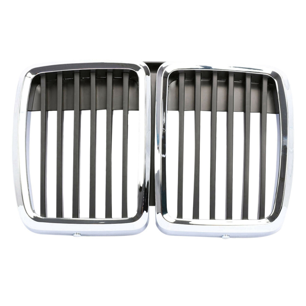 Front Hood Kidney Grille Grill Center Chrom For E30 M3 3 Serie 1982-1991 Black 4851488740195