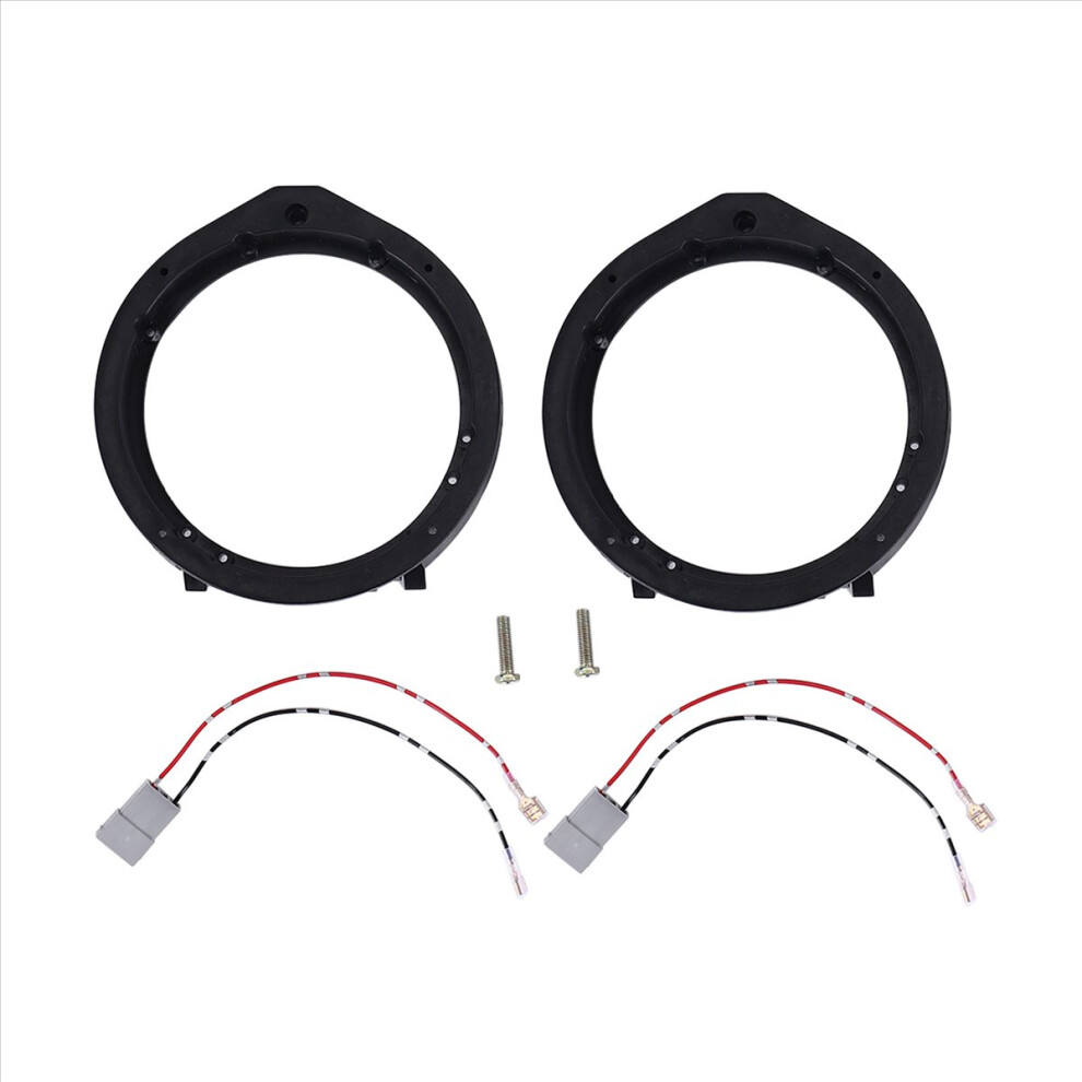 2Pcs 6.5 Inch Car Horn Gasket Speaker Adapter With Wiring Harness For Accord -Z 2006-2011 4854253263622