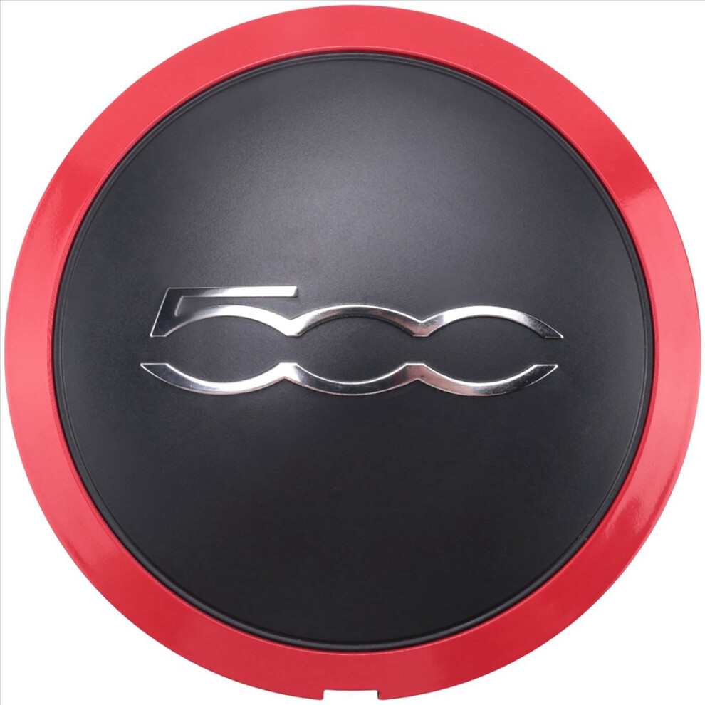 1Pcs 133Mm Hubcap For 500 Wheel Centre Hub Caps Emblem Sticker 68078419Ac 68078421Ac 51884863 Red Istovo