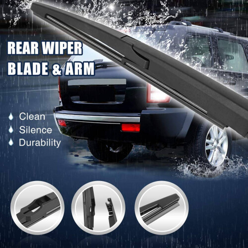 10 Inch 260mm Car Rear Windshield Wiper Blade Arm Set for Soul 2010-2017 Back Windscreen Blades 2