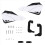 White Universal Motorcycle Handguard Motocross Hand Guard Protector for 22mm Handlebar 1