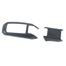 For Cannon Ute 2021 ABS Car Gear Shift Knob Cover Trim Carbon Fiber Style Accessories