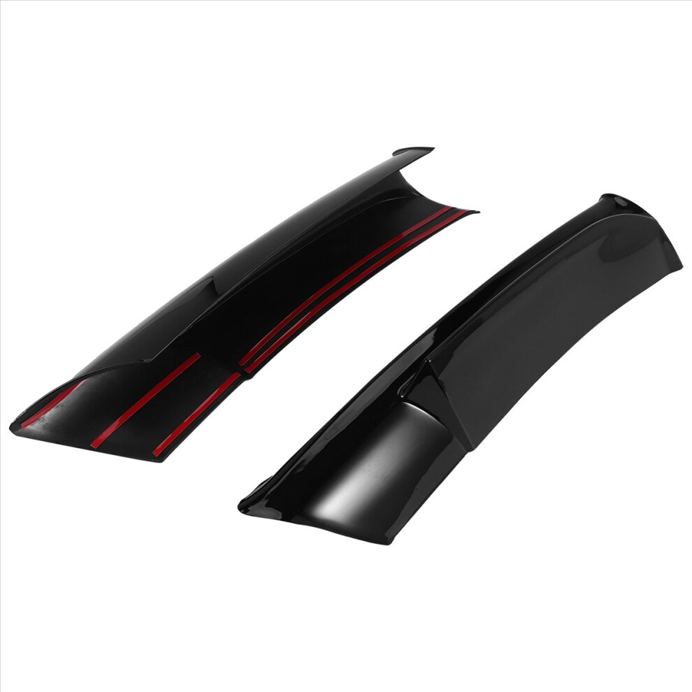 For 3 Series E90 E91 320I 330I 2005-2008 Front Bumper Lip Angle Diffuser Splitter Spoiler Protector Black 4854253210596