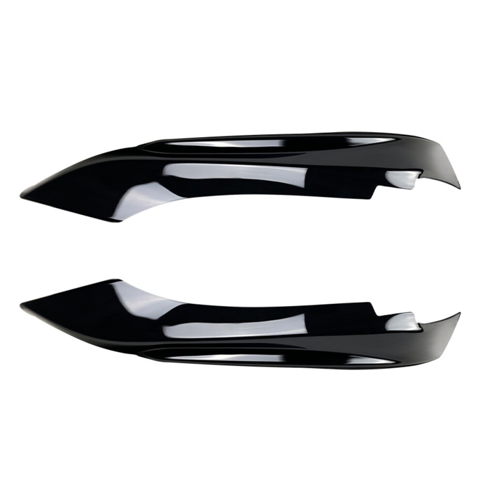 For 4-Series F32 F33 F36 2014-2020 Front Bumper Lip Angle Diffuser Splitter Spoiler Protector Bright Black 4854253209842