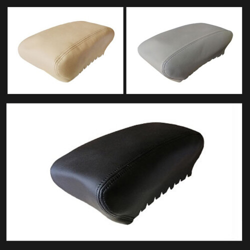 For Grand 2011- 2021 Car Microfiber Leather Console Armrest Panel Cover Protective Trim Beige 2