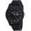 Dww - Men's 12.12 Black Watch with Textured Strap 1