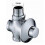 (B) Toilet Flush Valve Aquaflush Press Button Self-closing Concealed Style 4