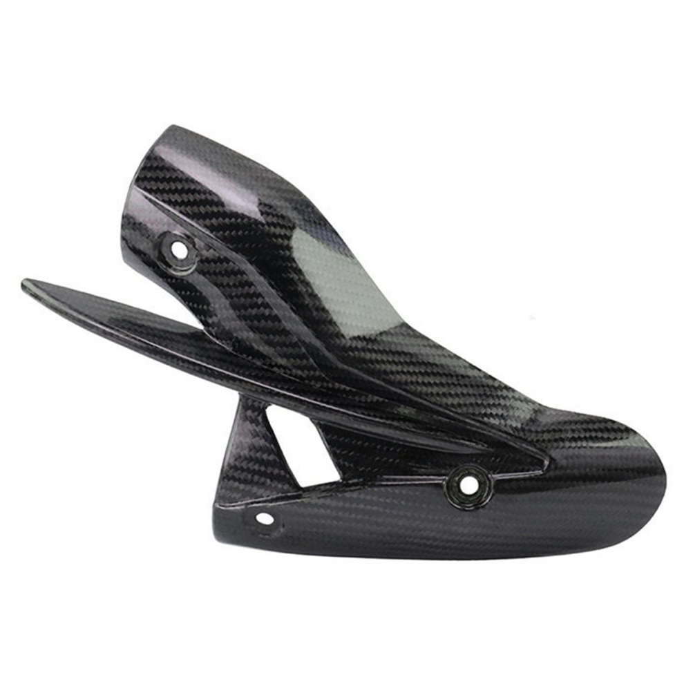 Motorcycle Real Carbon Fiber Exhaust Muffler Pipe Heat Shield Cover For 950 Istovo