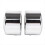 Front Axle Cap Chrome Covers for Dyna Street Bob Glide 2