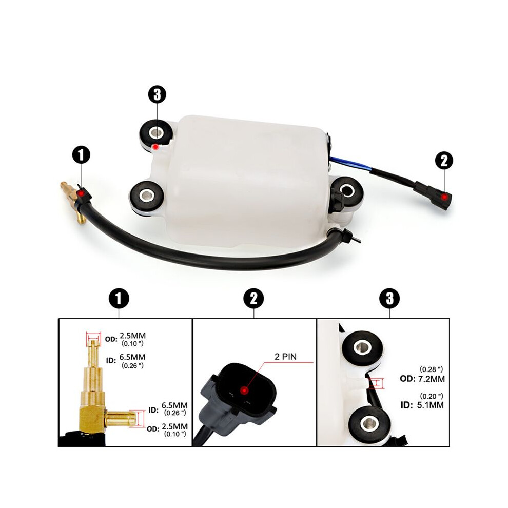 Outboard Oil Tank Assembly For Mercury Mariner 884525T1 1200-8M0064075 200Hp 225Hp 250Hp 2000-2013 4854253278459