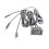 Car Android Navigation Machine AUX Panel Double TYPE-C+AUX Input USB+AUX Interface Extension Cable Adapter 1