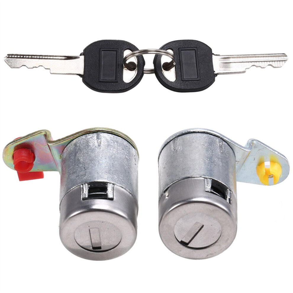 Car Door Lock Set With Keys Cylinder For C/K Truck 1988-1994 4852653336342
