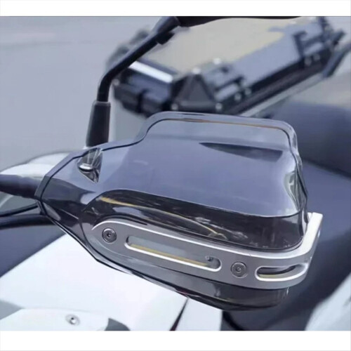Motorcycle Handguard Wind Deflector Shield Hand Protector Falling Protection for 450 2024+ Black 2