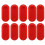 10Pcs Red Interior Door Panel Warning Light Cap Reflector for 6Q0947419 8
