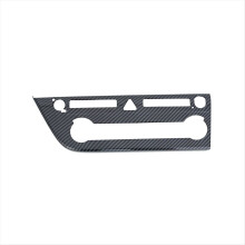 For DN8 2024 Car Air Conditioning Knob Panel Decorative Frame Cover Trim Carbon Fiber LHD