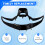 Pattern Steering Wheel Decorative Frame Button for Golf 7 MK7 B8 MK2 5
