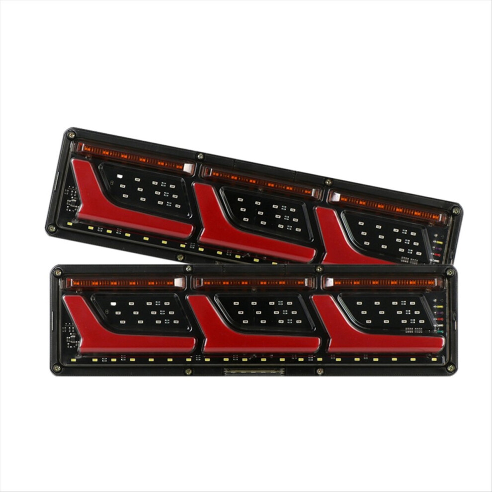 24V Taillights Truck Lights Flashing Turn Signal Lamp Trailer Led Fog Position Tail Rear Brake Reverse Indicator 4852653331446