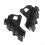 Left & Right Side Headlight Bumper Support Brackets 1453376‑00‑A, 1453375‑00‑A for Model 3 Y 2021-2023 1