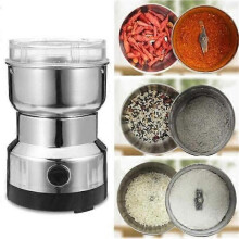 220V Electric Coffee Grinder Flaxseed Nuts Pepper Spices Grinder Stainless Mixer