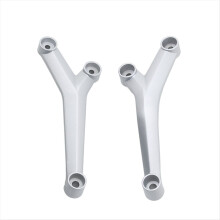 Motorcycle Rear Passenger Footpegs Bracket Kit Footrests Foot Rest for Trident 660 TRIDENT660 2021-2024 Silver