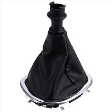 Car Shift Knob Dustproof Boot Gear Lever PU Leather Protective Cover for Trafic III Vivaro
