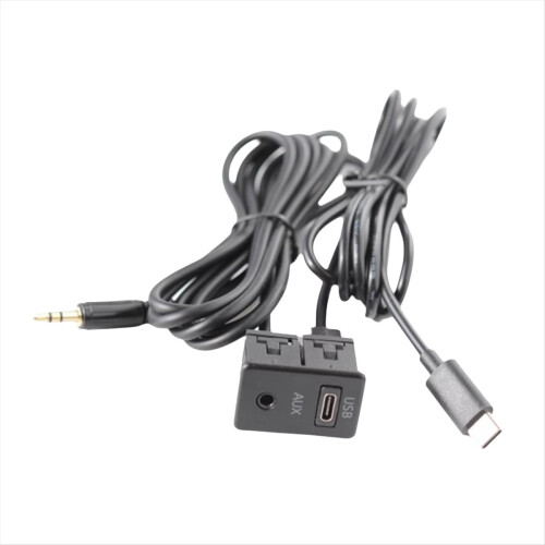 Car Android Navigation Machine AUX Panel TYPE-C+AUX Input USB-C+AUX Interface Extension Cable Adapter 1
