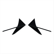 Front Bumper Side Spoiler Trim Sticker for A90 A91 2019-2025 Air Vent Cover Accessories