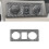 For 2007-2013 Carbon Fiber Car Headlight Switch Control Button Frame Trim Interior Accessories 8
