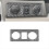For 2007-2013 Carbon Fiber Car Headlight Switch Control Button Frame Trim Interior Accessories 3