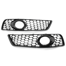 Fog Lights Cover Car Front Bumper Lamp Frame Grille for A3 8P 2009-2013 8P0807682J 8P0807681AA,A