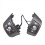 Car Steering Wheel Volume Adjustment Switch Answer Call Button with Wiring Harness for 2009-2011 1