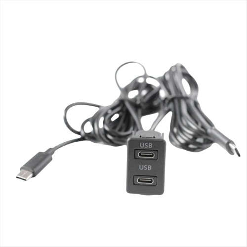 Car Android Navigation Machine Double TYPE-C Input to USB Interface Panel Extension Cable Adapter 2