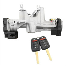 High Quality Ignition Switch Lock Cylinder Assembly with 2 Key Shells 06351-T6P-H01 for 2014-2015
