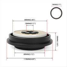 Car 121H Steering Wheel Hub Adapter for Celica Lad Cruiser Base Refitting