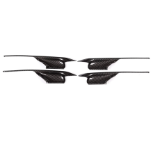 4Pcs Car Inner Door Handle Bowl Trim Sticker for X5 F15 X6 F16 2014-2018
