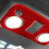 Car Roof Reading Light Panel Sticker OverHead Console Trim Frame Interior Accessories for 2015-2019 4