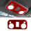 Car Roof Reading Light Panel Sticker OverHead Console Trim Frame Interior Accessories for 2015-2019 8