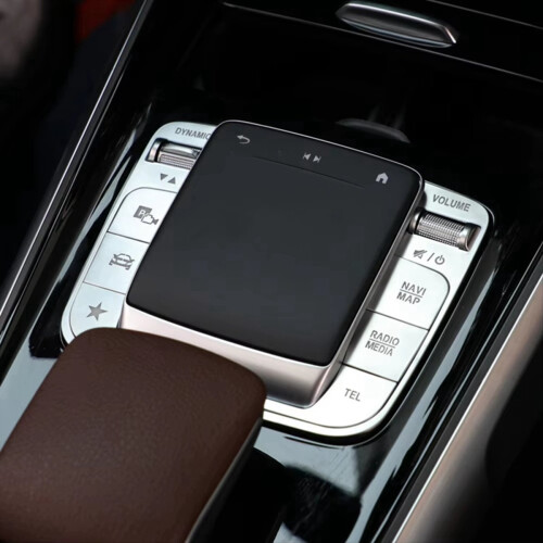 Car Center Control Mouse Decorative Button Sticker Frame for GLB220 GLA200 EQB GLE350 2