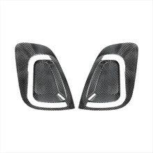 Real Carbon Fiber Car Rear Light Cover Taillight Eyebrow Frame Trim Decoration Protection for 595