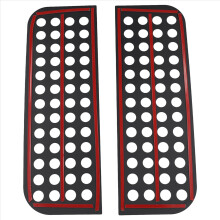 Car Rear Door Triangular Window Glass Panel Decoration Cover Doors Exterior Accessories for JL 2018-2025