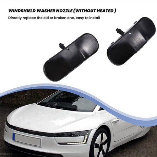 2PCS Windshield Windscreen Washer Nozzle Jet 2KD955985 for Golf Mk5 Mk6 B6 B7 1