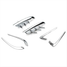 1Pair Motorcycle Fairing Premier Gills Set Chrome ABS for Goldwing GL1800 2001-2011