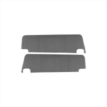 Carbon Fiber Car Roof Sun Visor Panel Cover Trim for 2010-2015 Interior Accessories