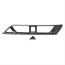 Car Central Control Air Outlet Frame Conditioner Vents Trim Sticker for Swift 2024 RHD Carbon Fiber Pattern