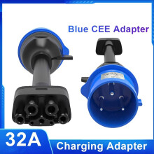 For Pin CEE Adapter for Model X S Y Gen 2 Ev Charger Extension Cord Connector 240V Outlet 32A 10 in