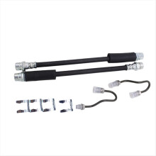 New Rear Brake Pipes Hoses & the Clips Kit for Golf MK5 MK6 A3 TT 3C0611775 1K0611763 4120001, 4120002