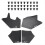 Car Engine Splash Guards Shield Seals for 07-21 Mudguards Front Liner Mud Flaps 3