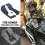 Motorcycle Side Windshield Windscreen Handshield Wind Deflector for VFR1200X Crosstourer 2012-2015 Transparent 7