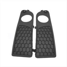1 Pair Front Bumper Fog Lamp Frame Grille Cover with Electric Eyes 30744114 30744115 for V70 S80