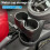 For 2007-2015 ABS Black Car Central Control Water Cup Holder Storage Compartment 8